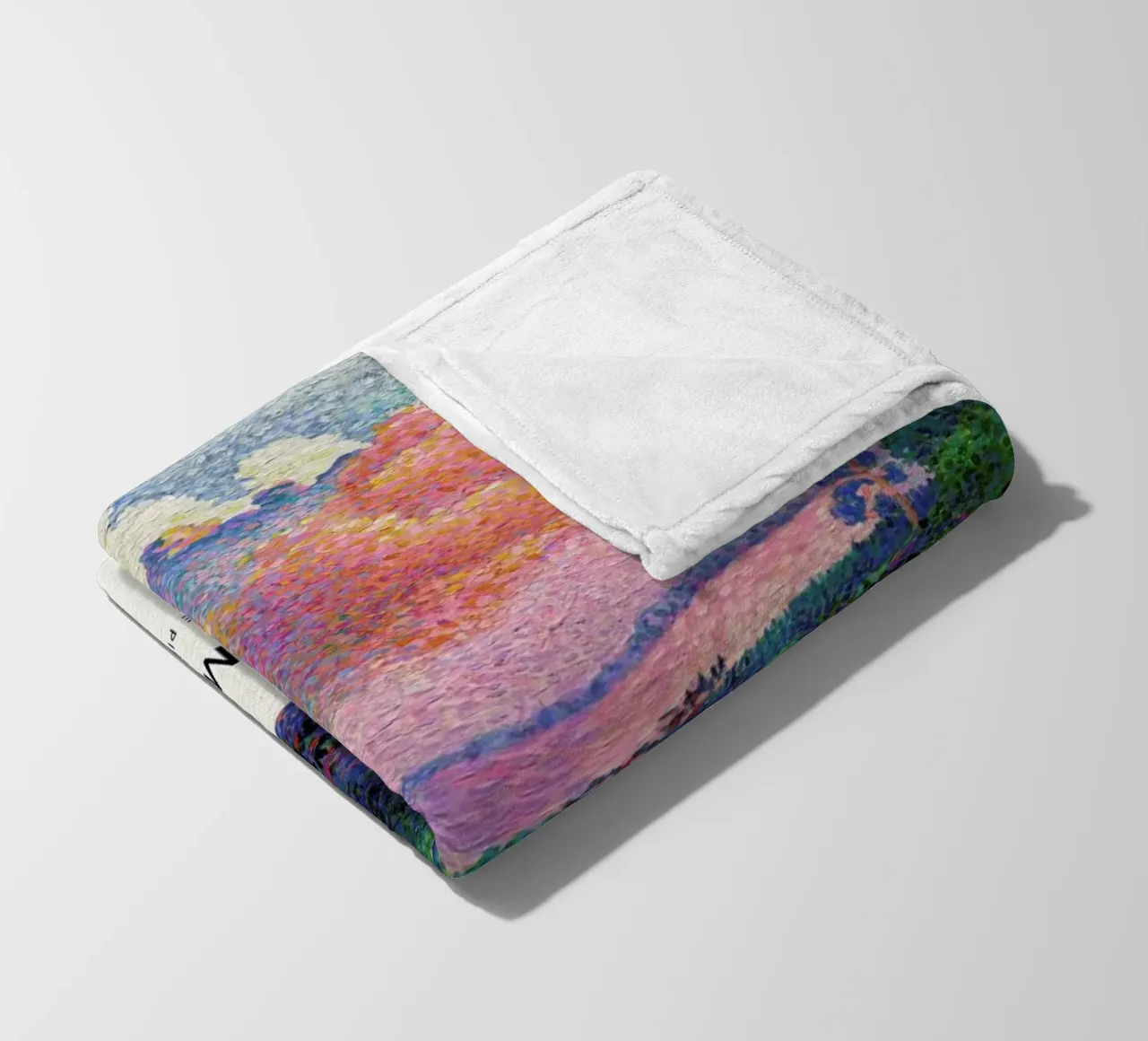 Cross - The Pink Cloud coperta in pile da Vintage by JUNIQE