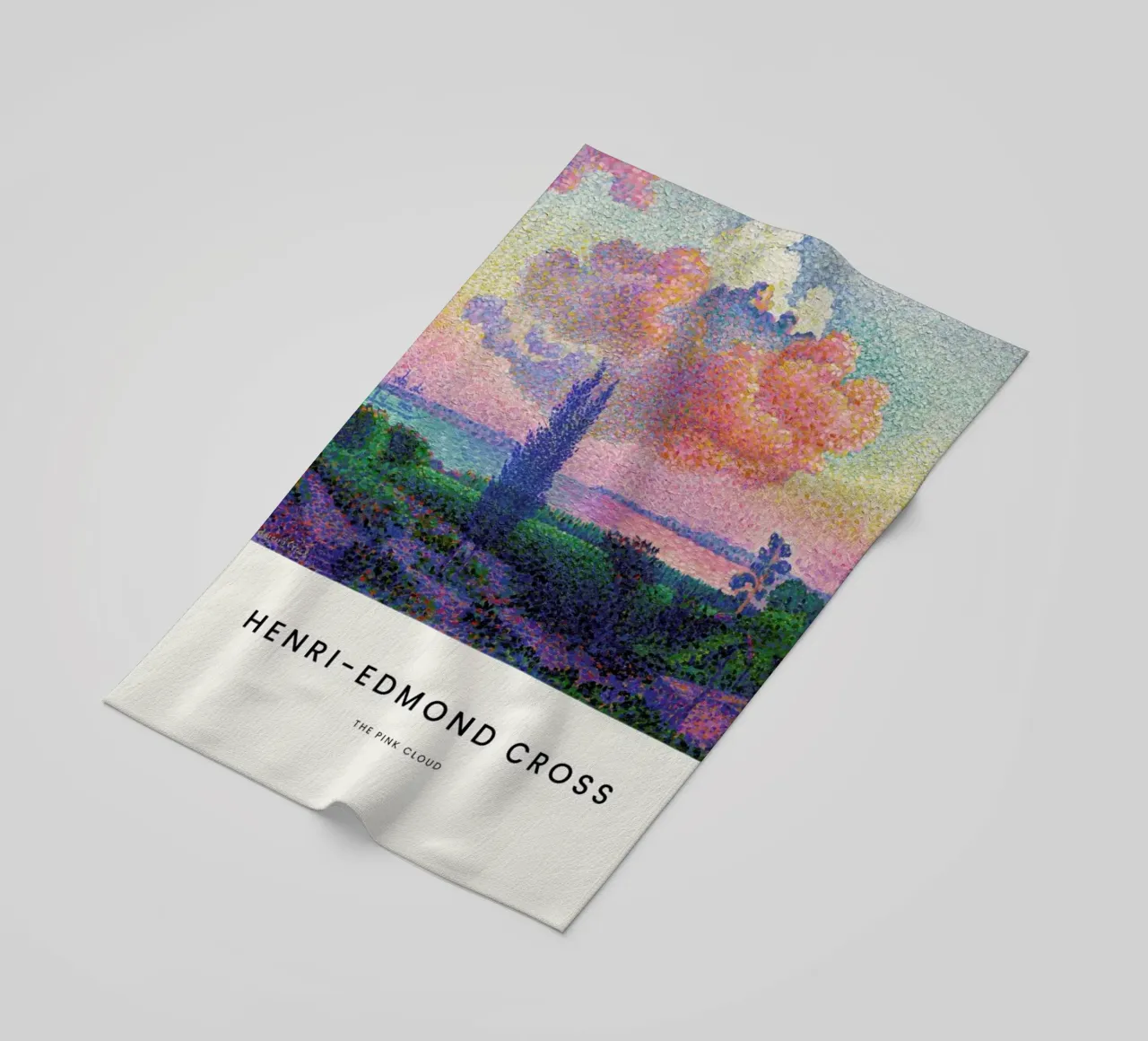Cross - The Pink Cloud telo mare da Vintage by JUNIQE