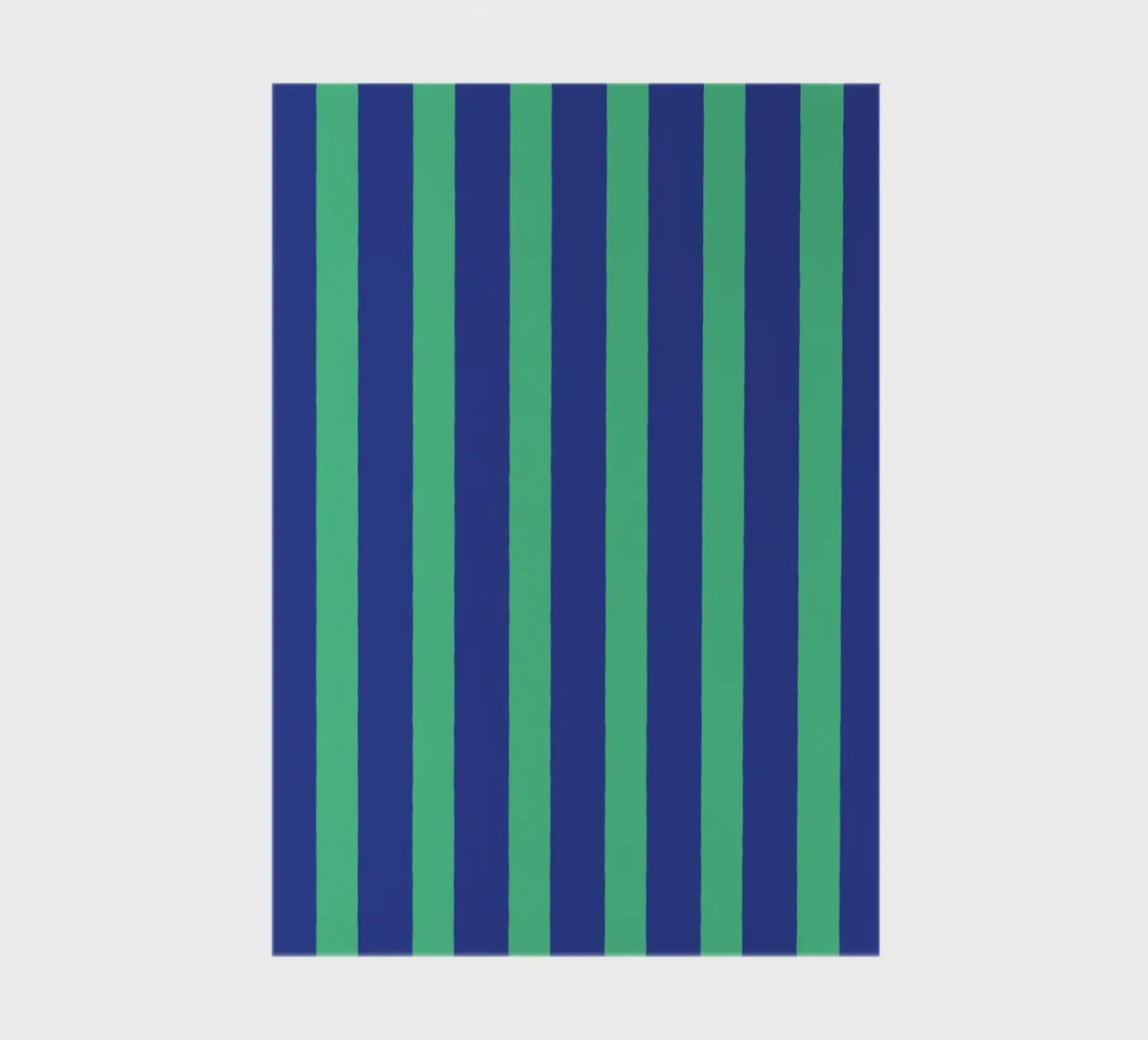 Motif de rayures simples - Bleu Vert carnet de notes de MoonlightPrint