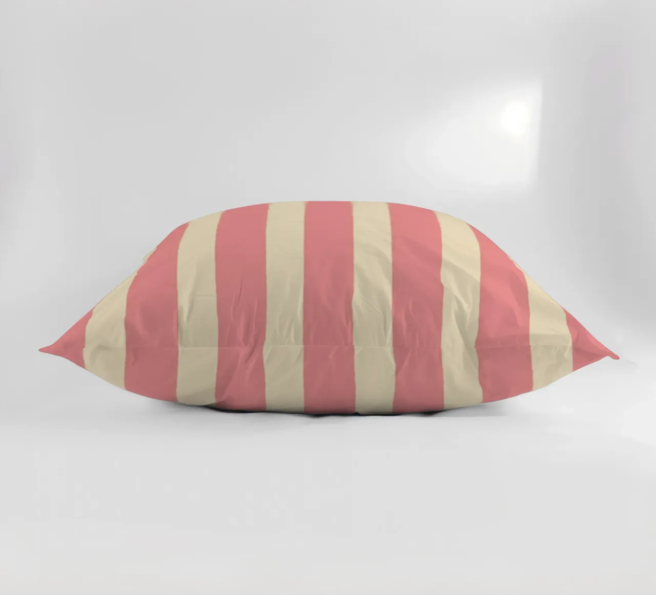 Motivo a righe semplici - Rosa cuscino da MoonlightPrint