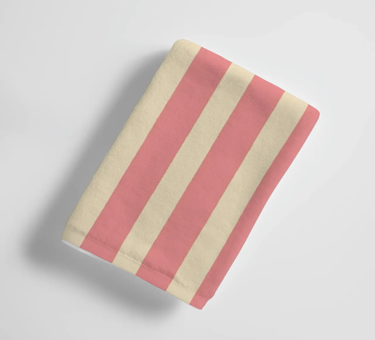 Simple Stripes Pattern - Pink towel by MoonlightPrint