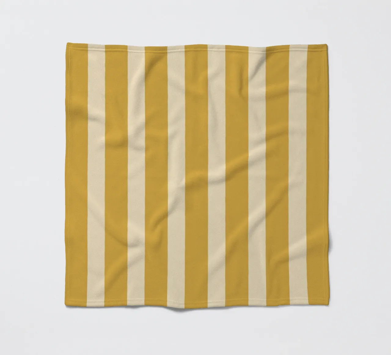 Motif de rayures simples - Jaune d'or plaid polaire de MoonlightPrint