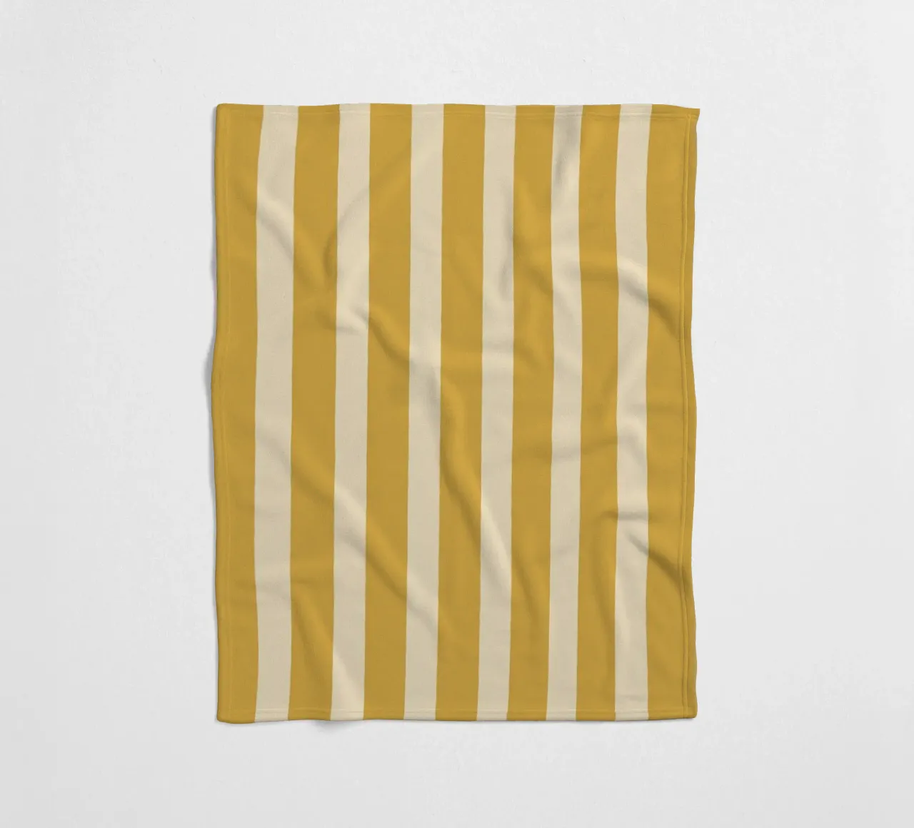 Motif de rayures simples - Jaune d'or plaid polaire de MoonlightPrint