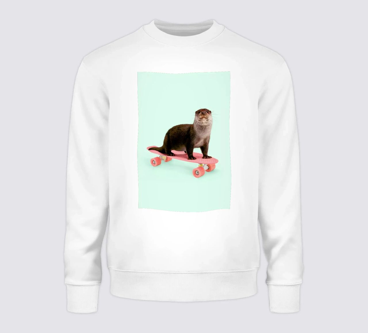 Skate Otter felpa da Paul Fuentes Design