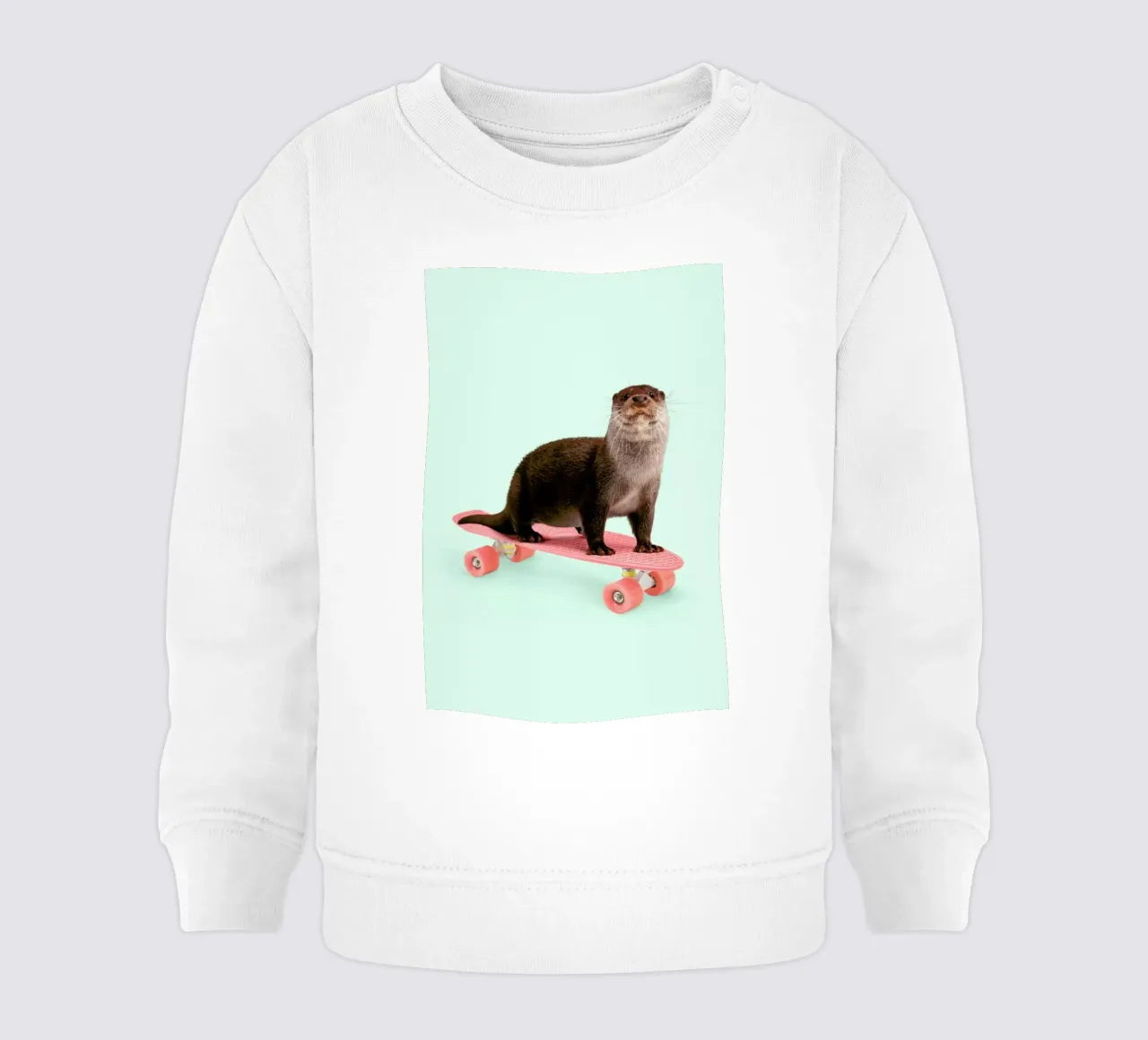 Skate Otter felpa neonato da Paul Fuentes Design