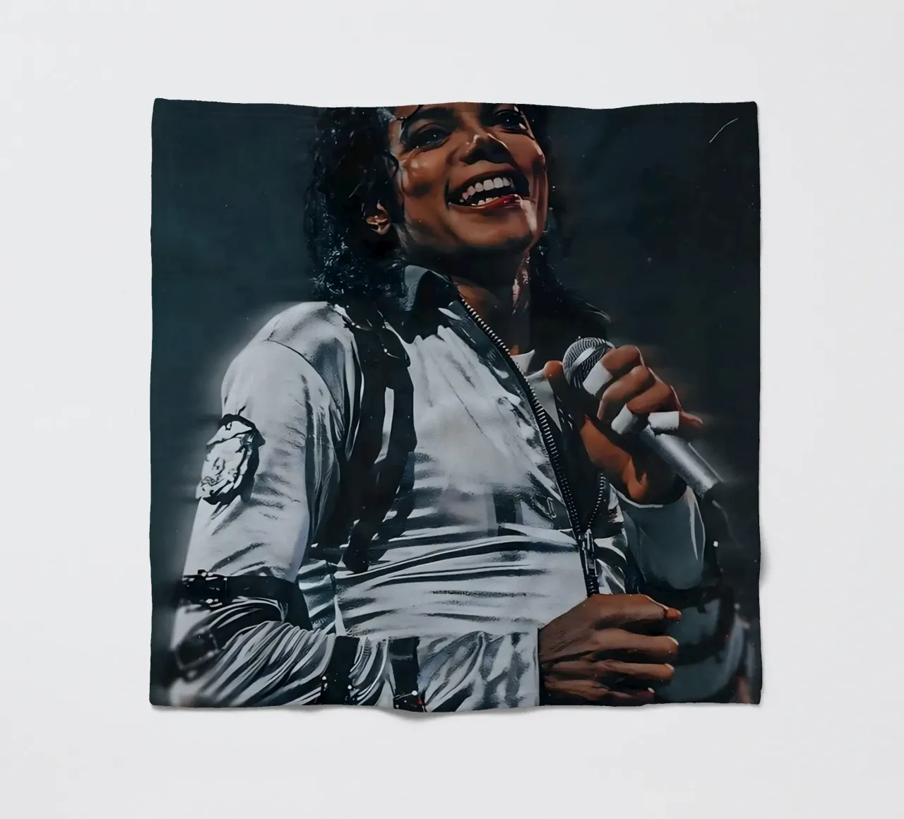 Michael Jackson coperta in pile da Low poly art