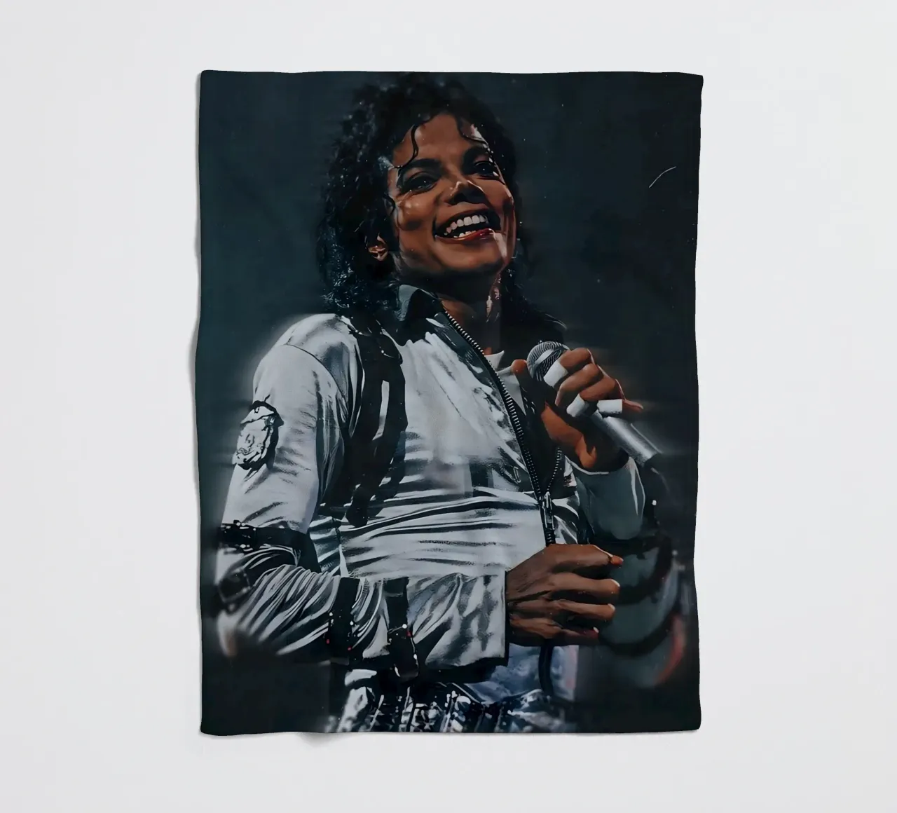 Michael Jackson coperta in pile da Low poly art