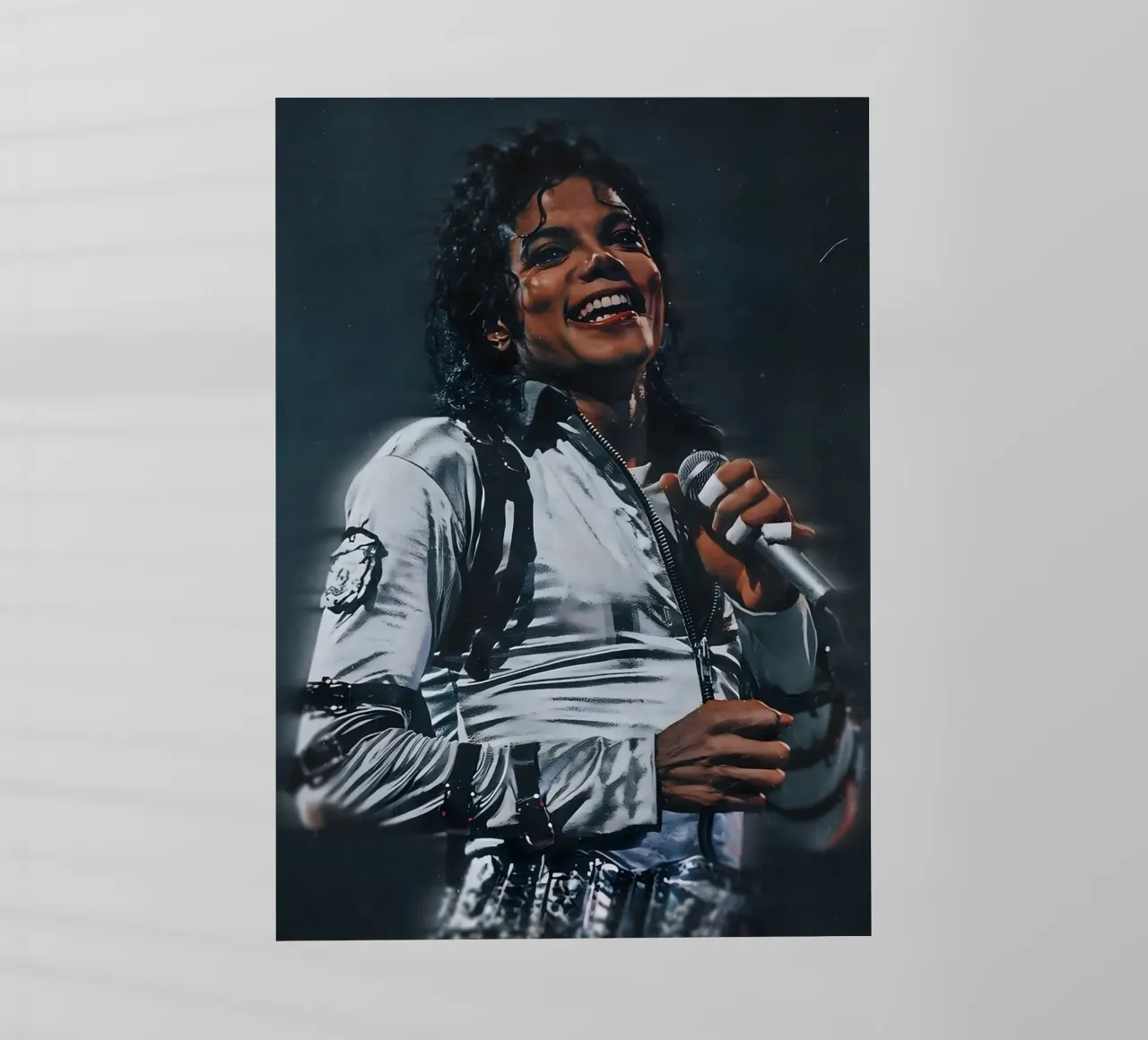 Michael Jackson pellicola backlit da Low poly art