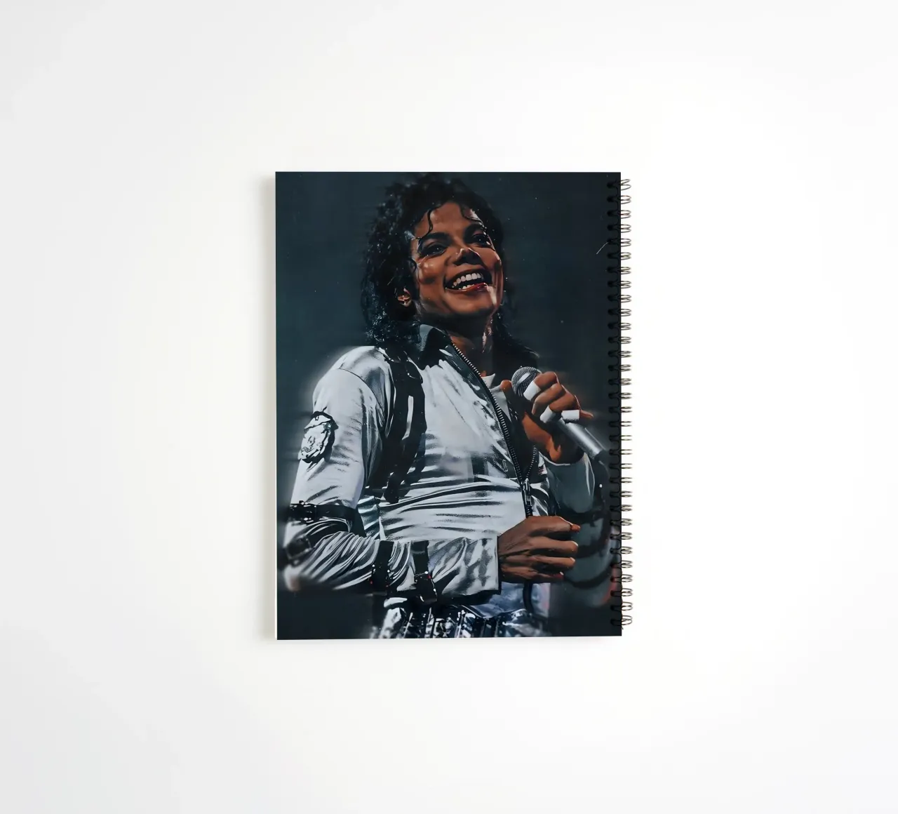 Michael Jackson spiral notebook by Low poly art