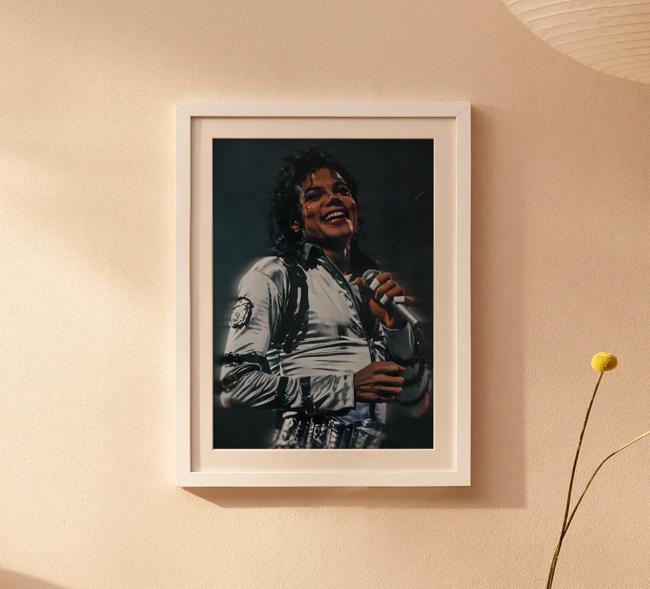 Michael Jackson carta hahnemühle da Low poly art