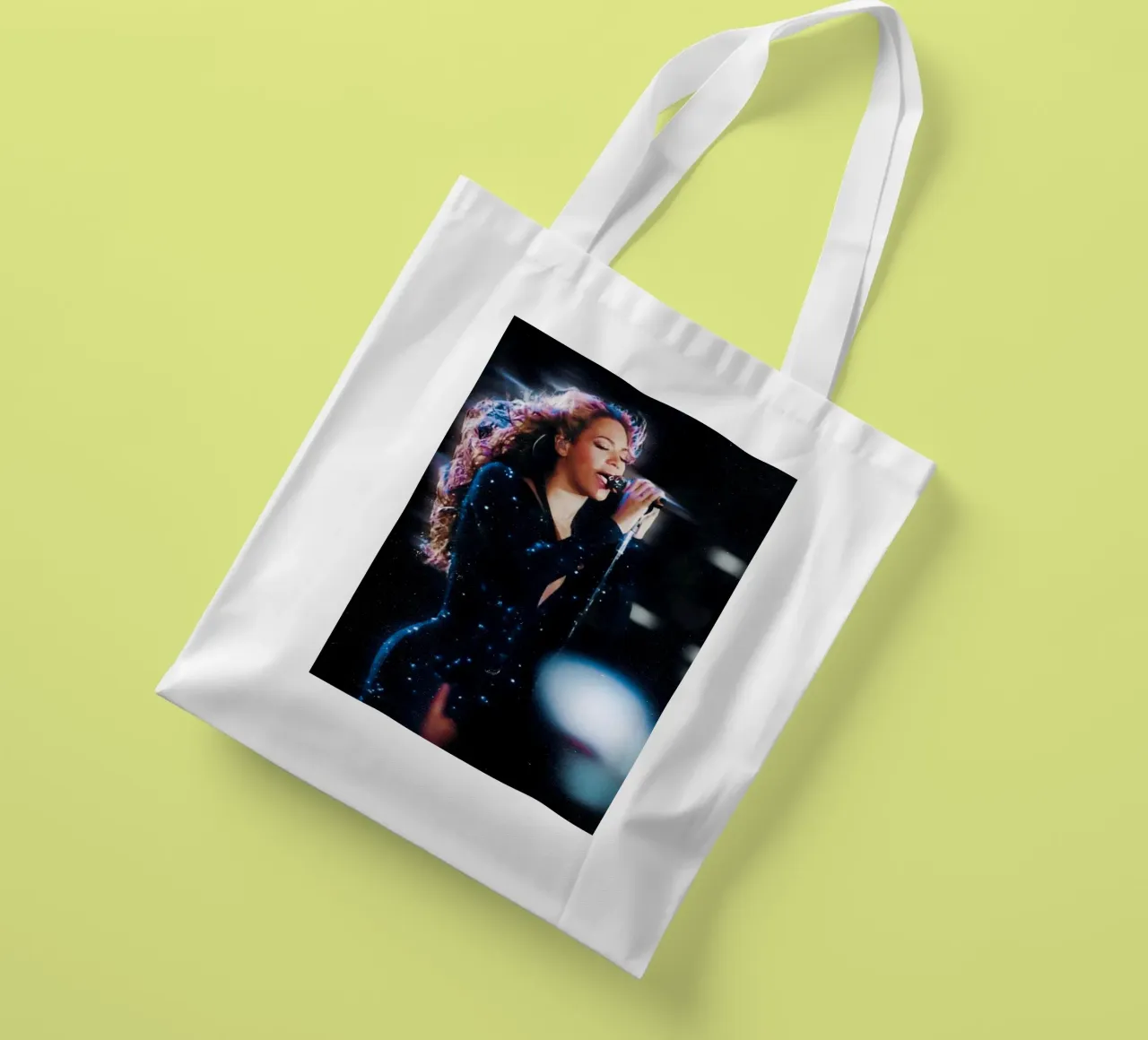 Beyonce tote bag by Low poly art
