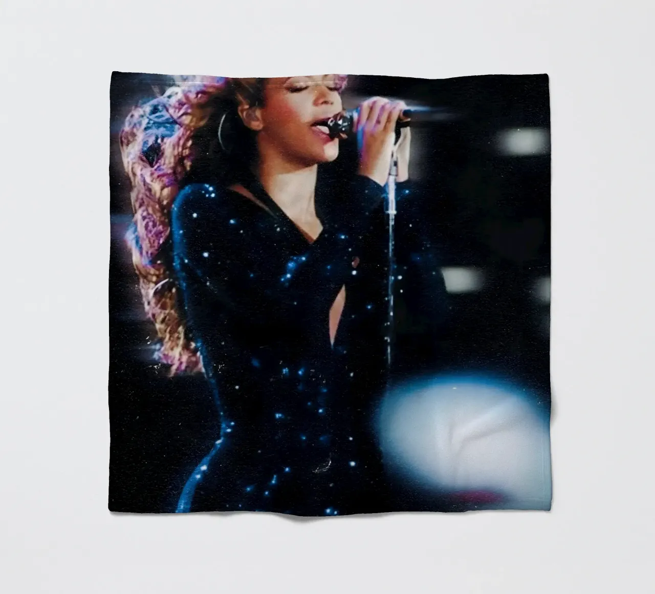 Beyonce fleece blanket by Low poly art