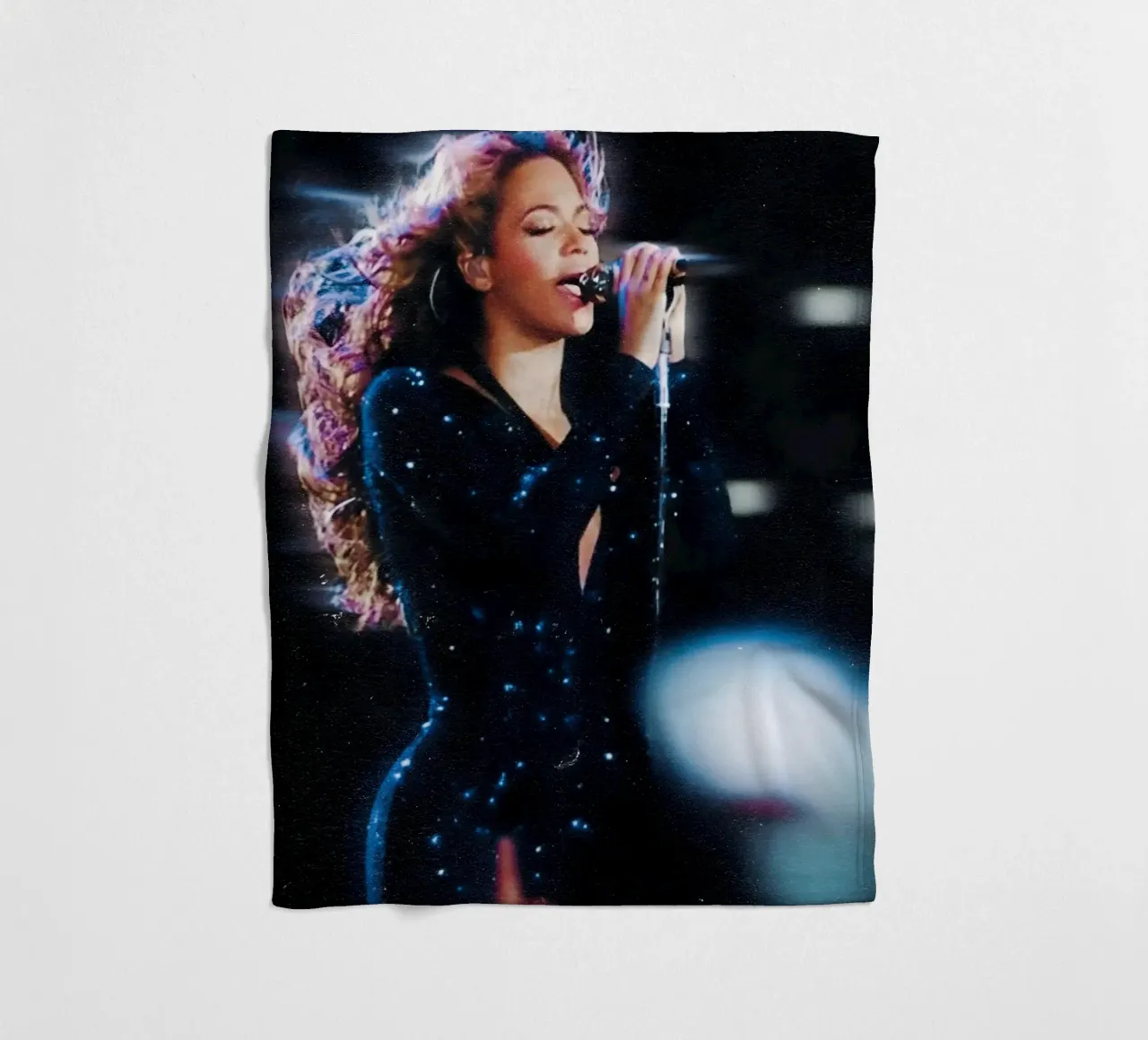 Beyonce fleece blanket by Low poly art