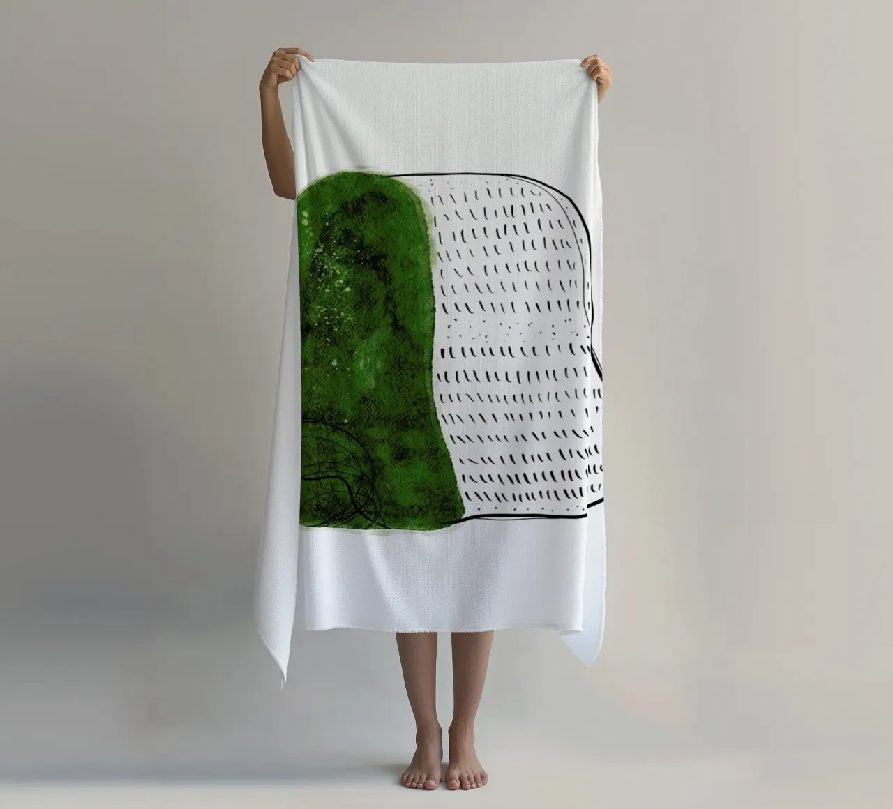 Cyra 13 beach towel by Froilein Juno
