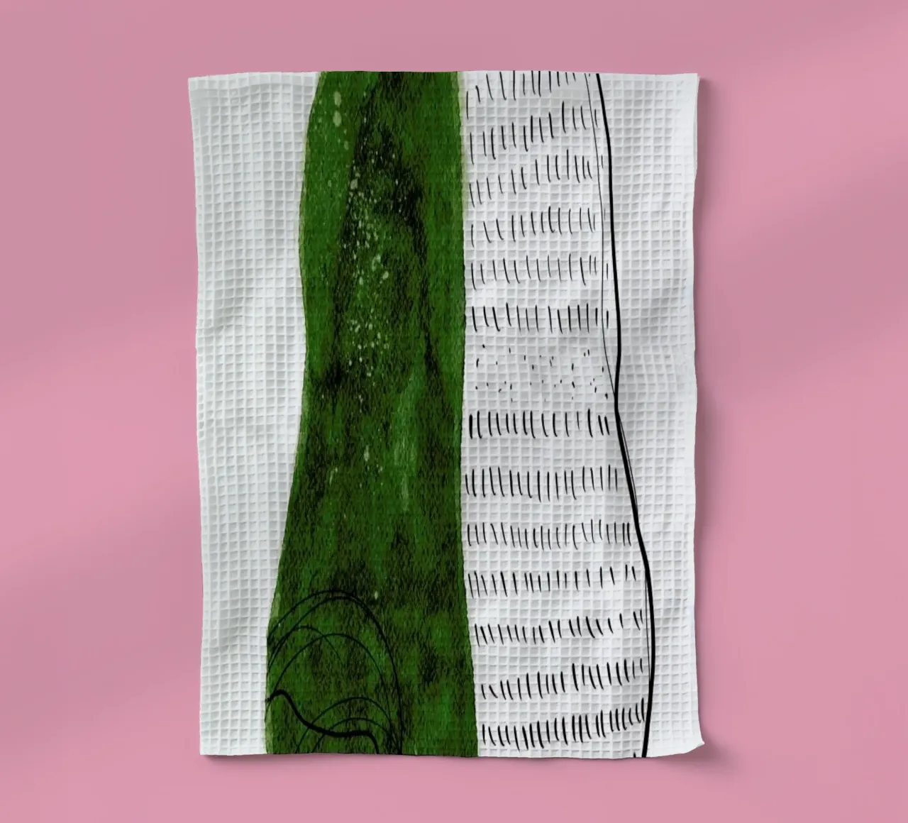 Cyra 13 tea towel by Froilein Juno
