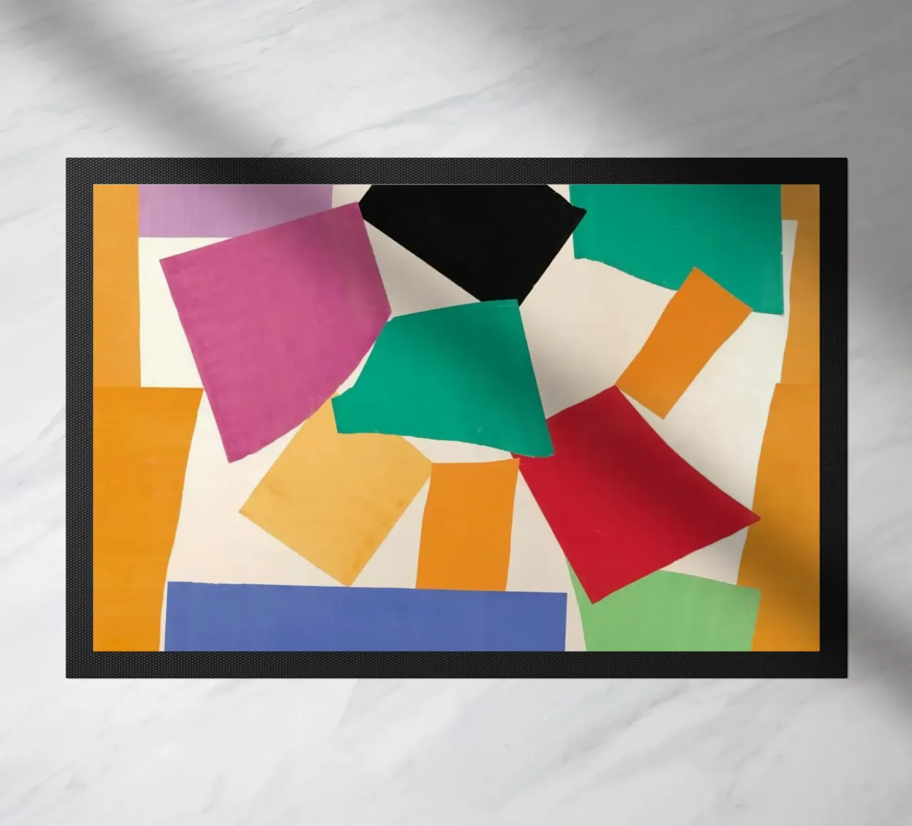 henri matisse quadro quadrato colorato zerbino da condoriano store