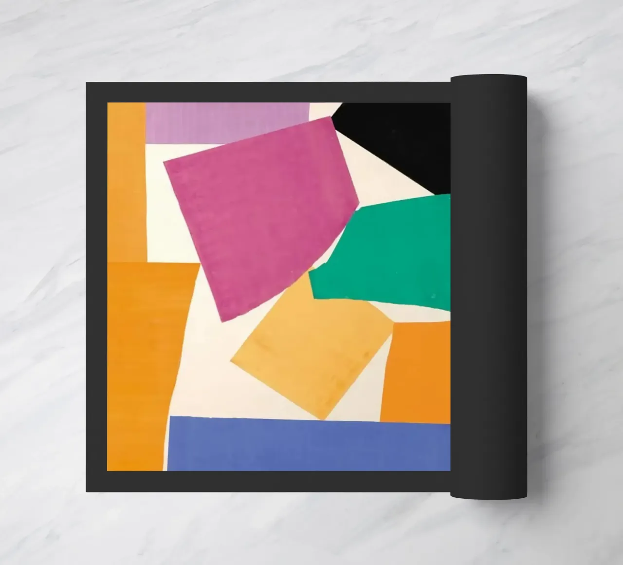 henri matisse quadro quadrato colorato zerbino da condoriano store