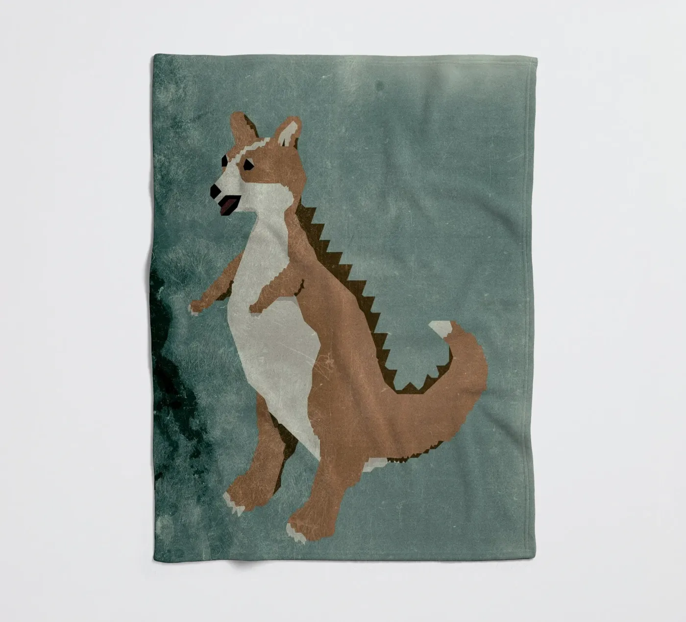 Corginnosaurus Rex Fleecedecke von Wagnerps