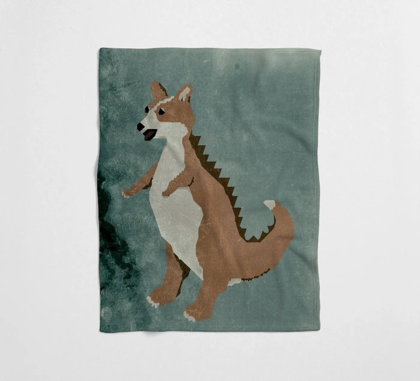 Corginnosaurus Rex Fleecedecke von Wagnerps