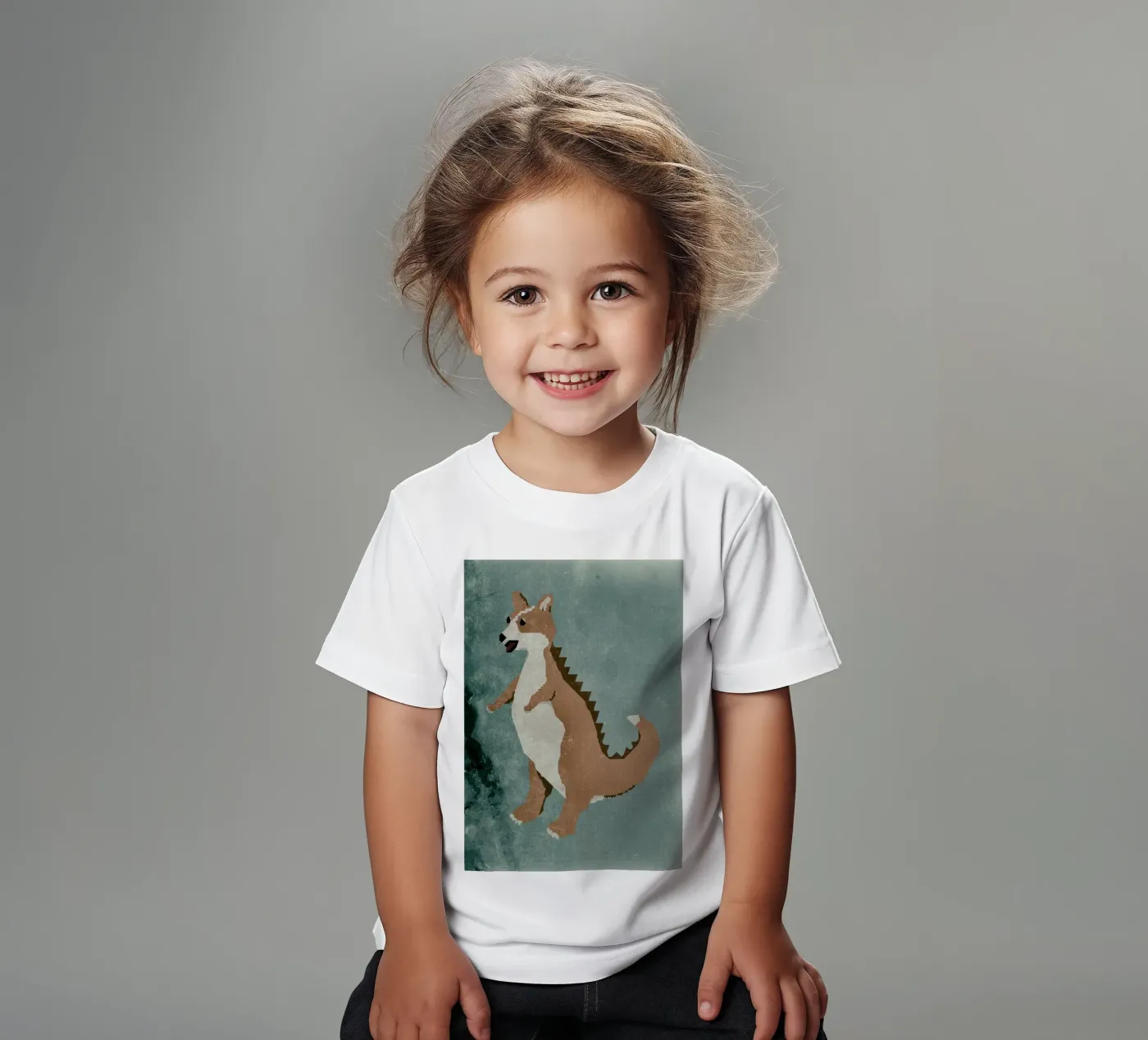 Corginnosaurus Rex t-shirt bambini da Wagnerps