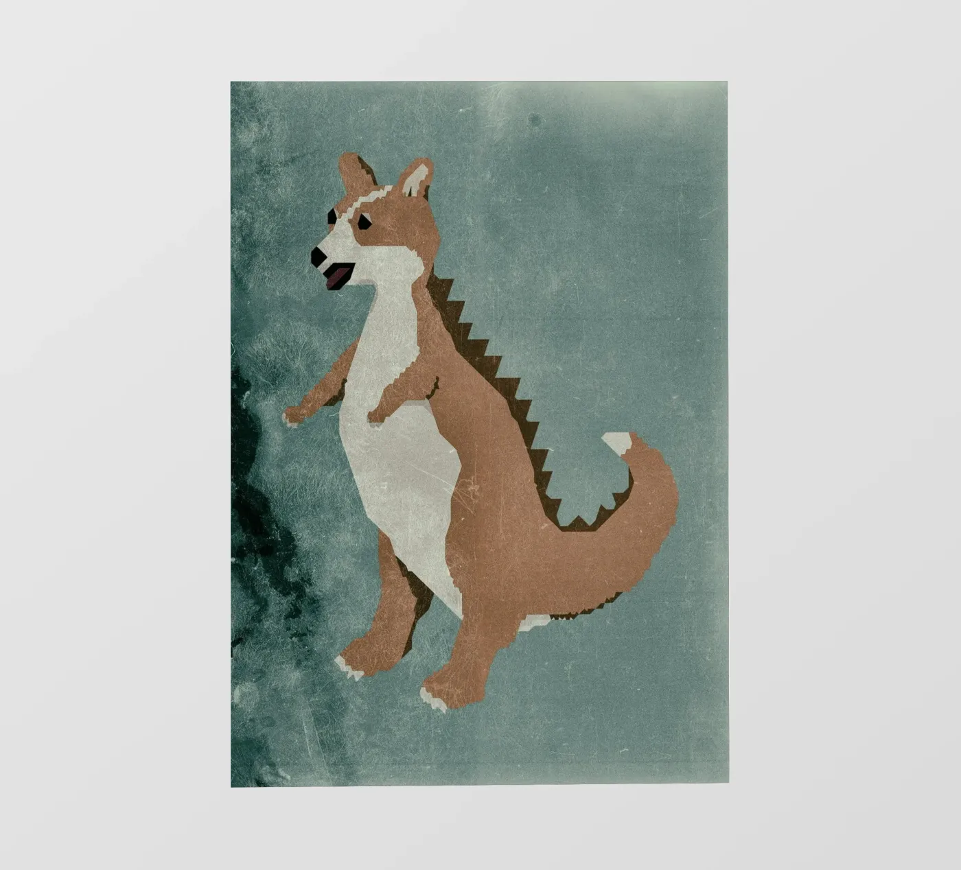 Corginnosaurus Rex pellicola backlit da Wagnerps