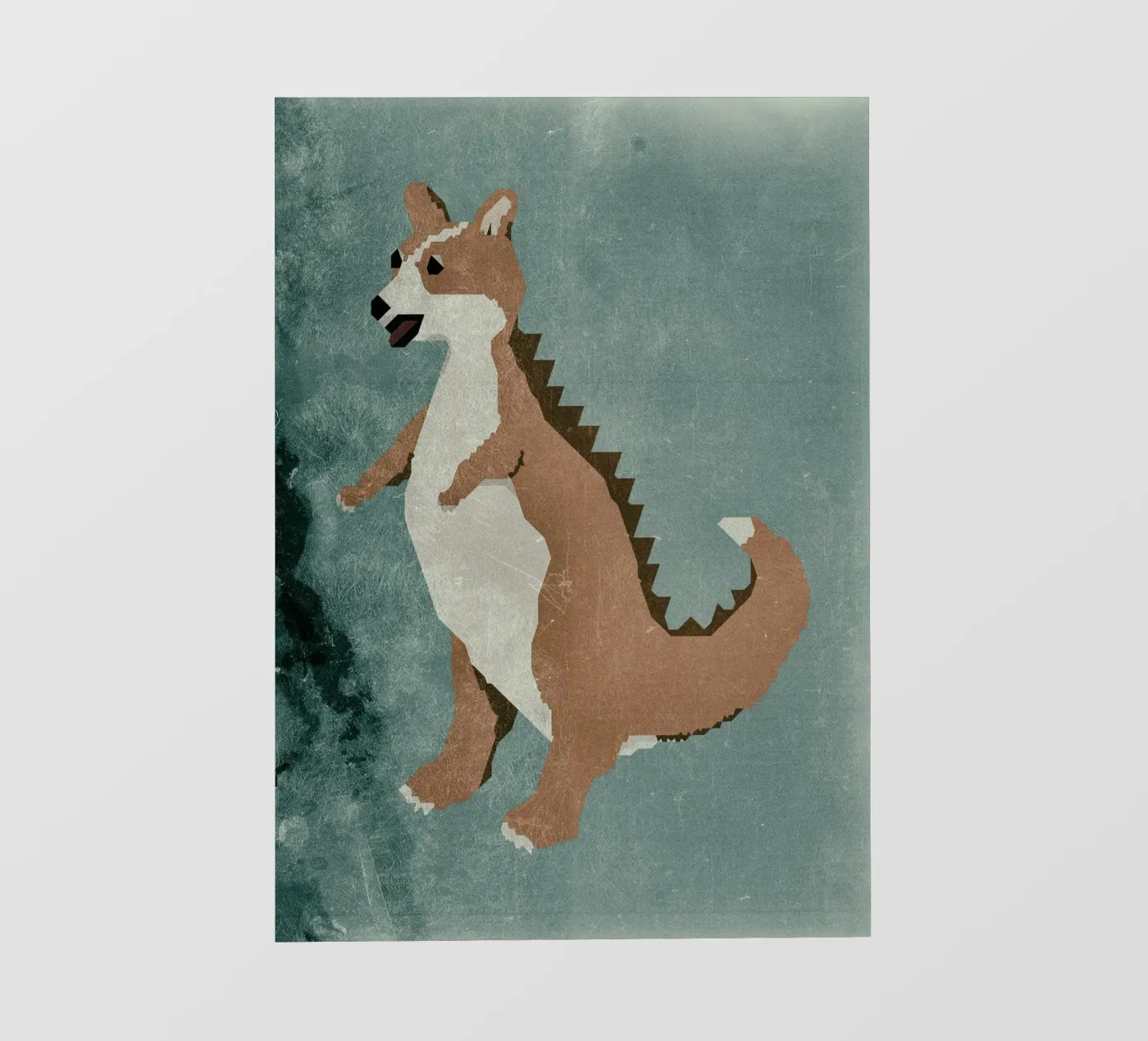 Corginnosaurus Rex pellicola backlit da Wagnerps