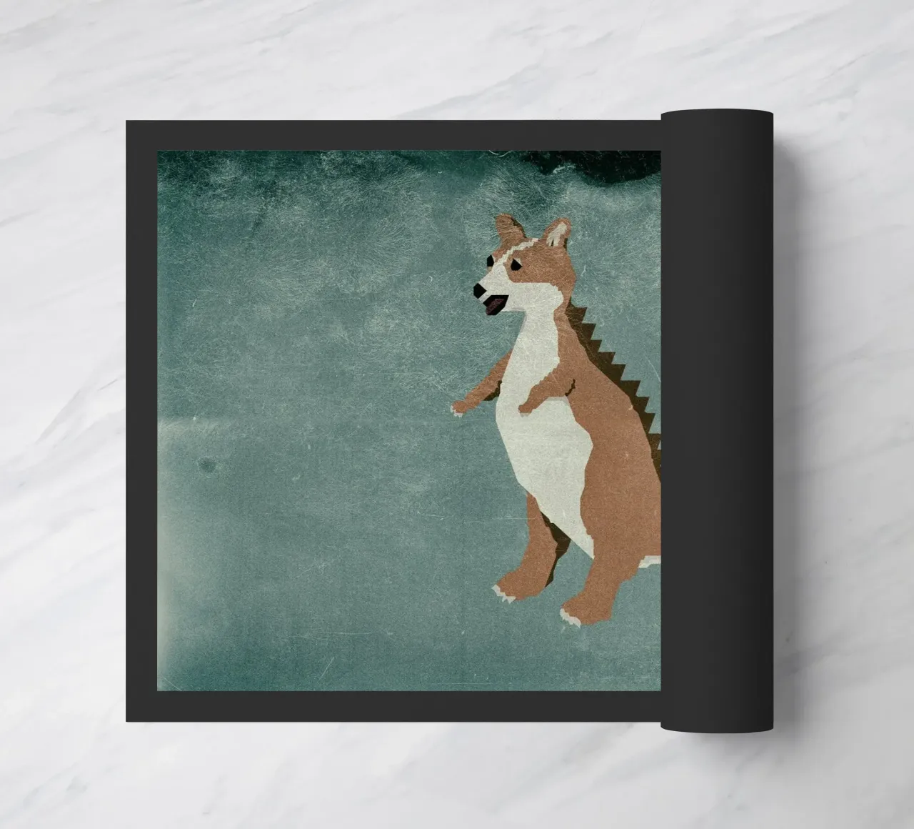 Corginnosaurus Rex Fußmatte von Wagnerps