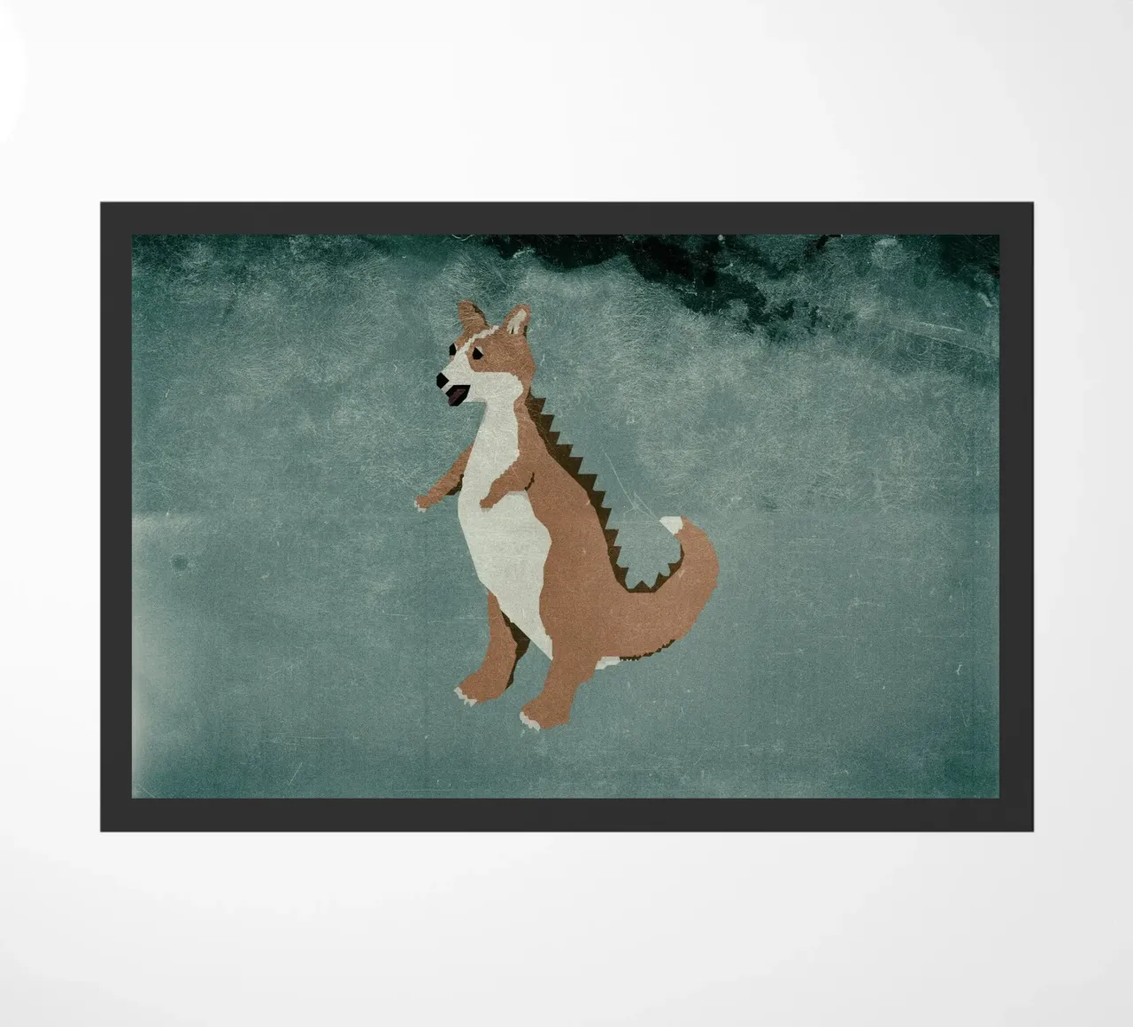 Corginnosaurus Rex Fußmatte von Wagnerps