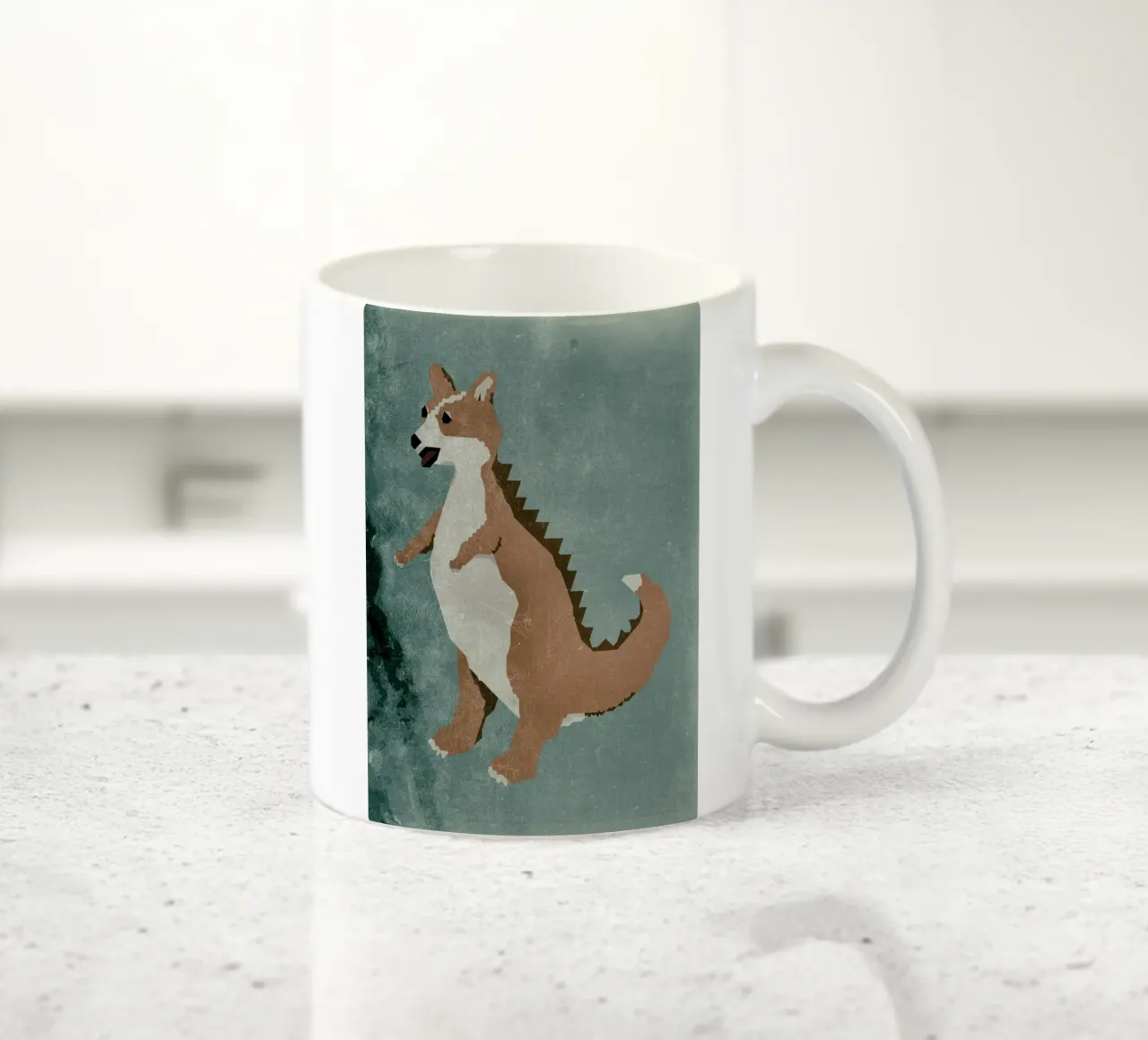 Corginnosaurus Rex tazza in ceramica da Wagnerps