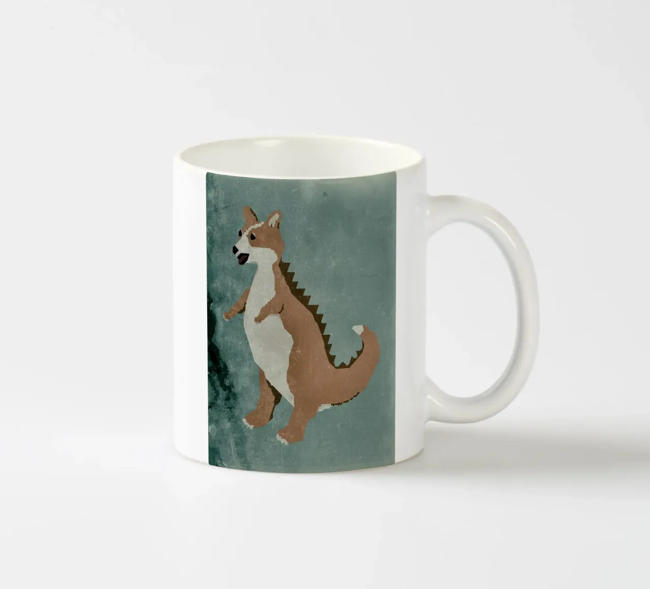 Corginnosaurus Rex tazza in ceramica da Wagnerps
