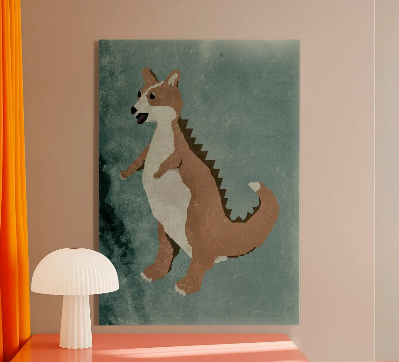 Corginnosaurus Rex plexiglass da Wagnerps