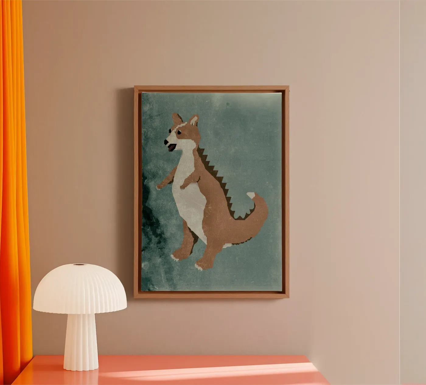 Corginnosaurus Rex tela da Wagnerps