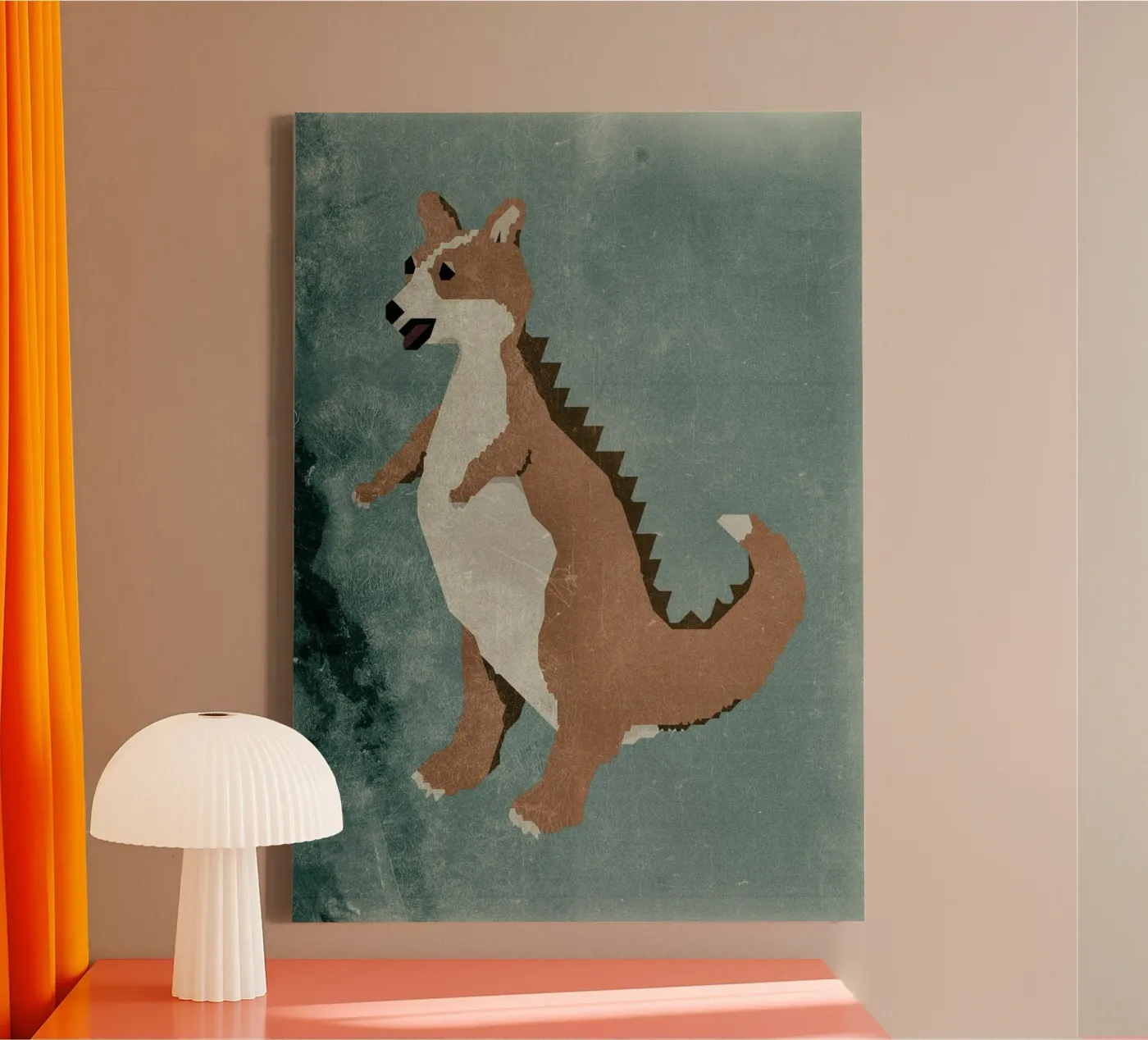Corginnosaurus Rex tela da Wagnerps