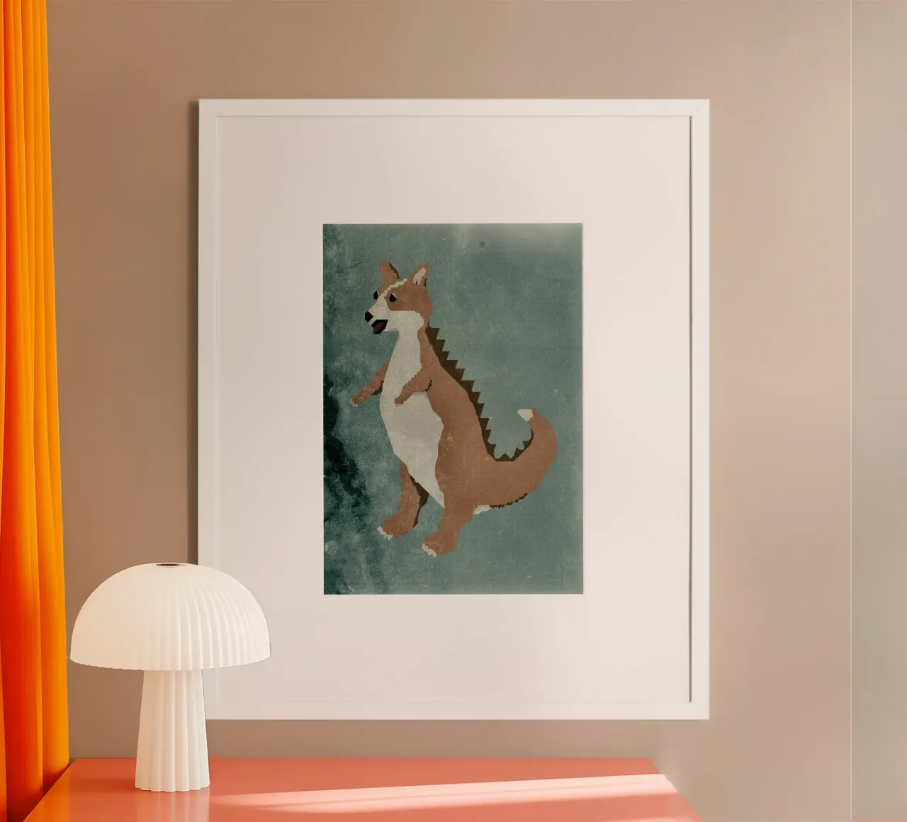 Corginnosaurus Rex poster da Wagnerps
