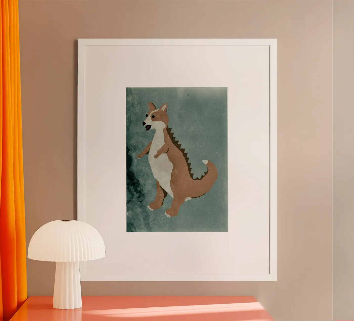 Corginnosaurus Rex poster da Wagnerps