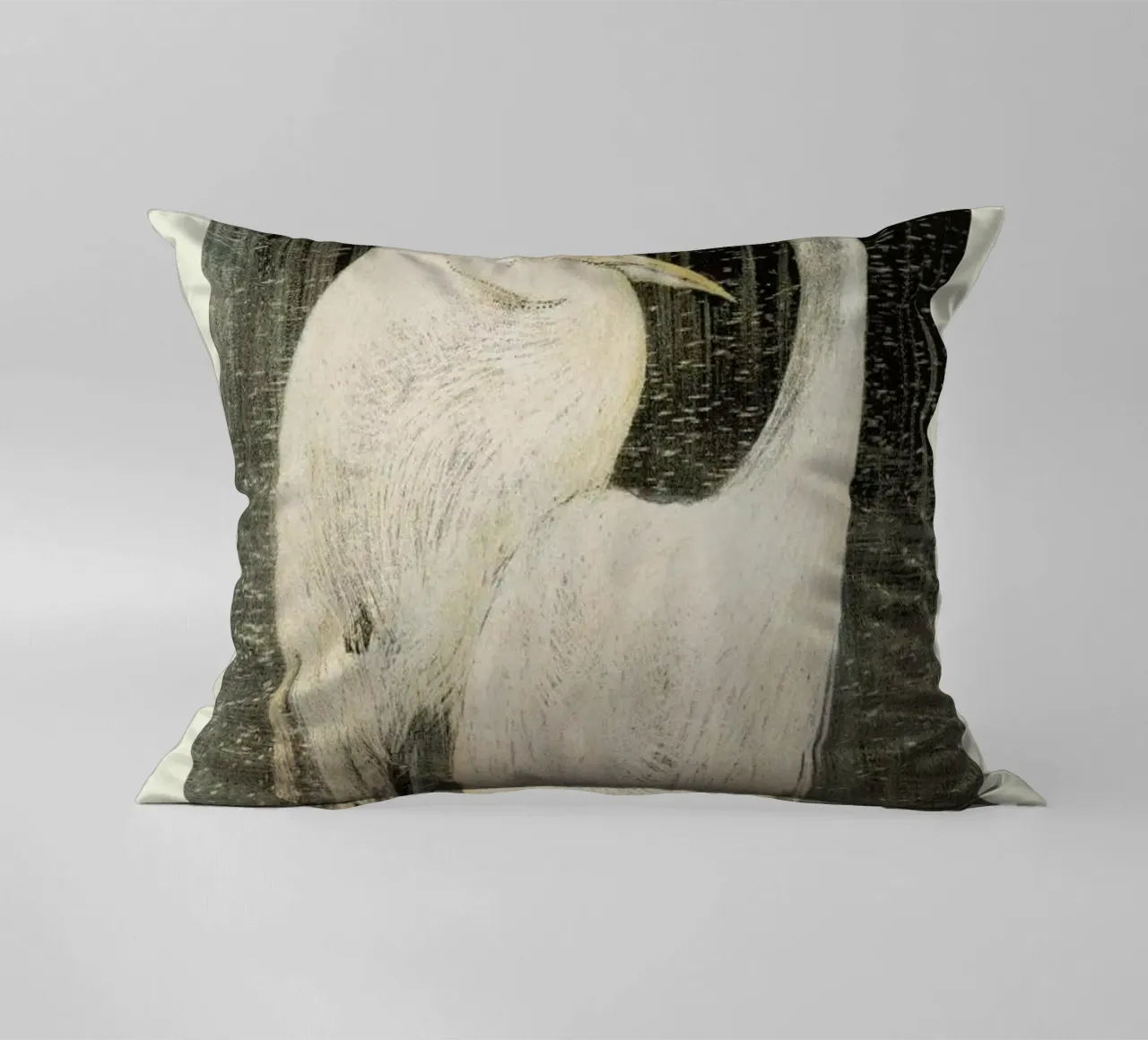 Van Hoytema - Twee Zilverreigers cuscino da Vintage by JUNIQE