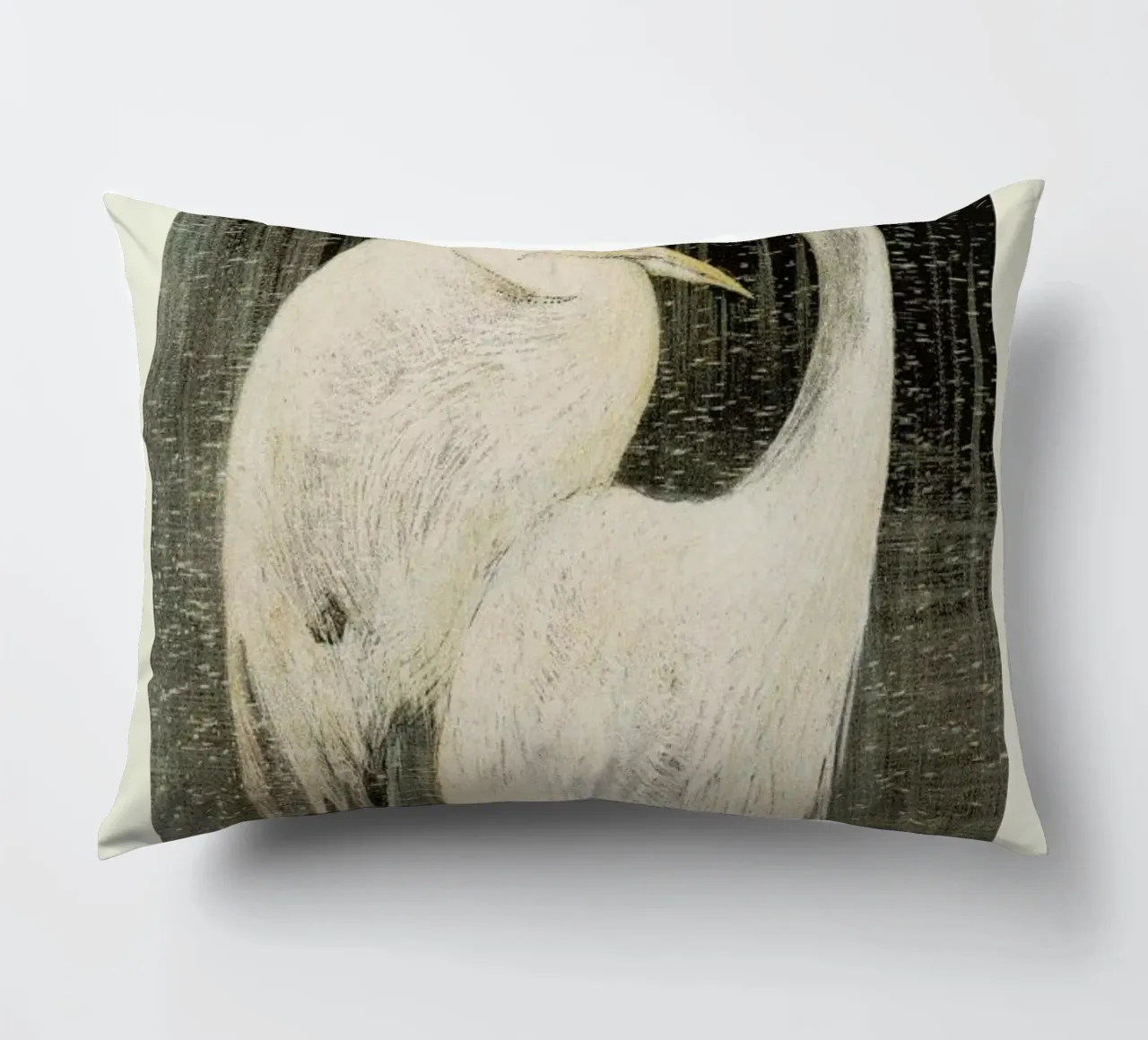 Van Hoytema - Twee Zilverreigers cuscino da Vintage by JUNIQE