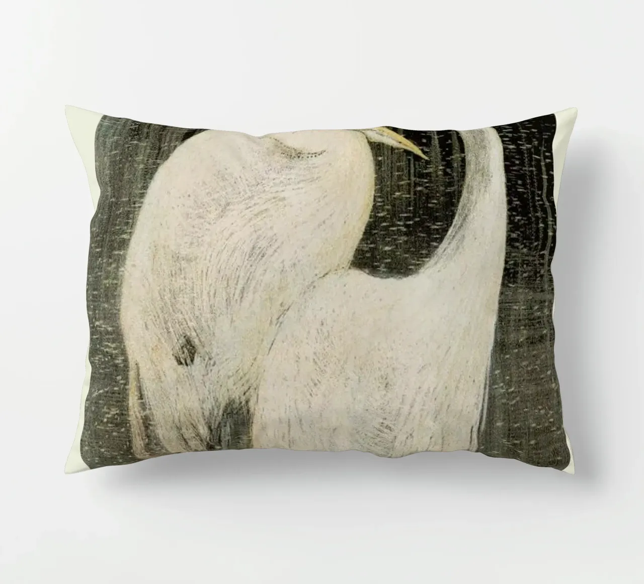 Van Hoytema - Twee Zilverreigers cuscino da Vintage by JUNIQE