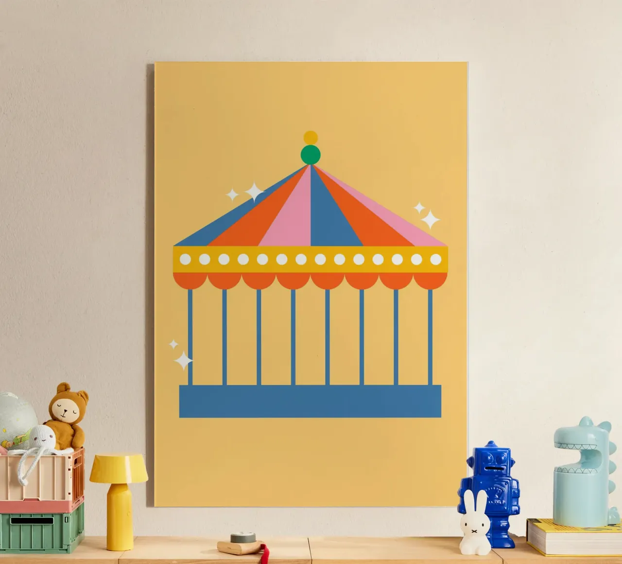 Carnaval Carousel Tent plexiglass da galihstudio