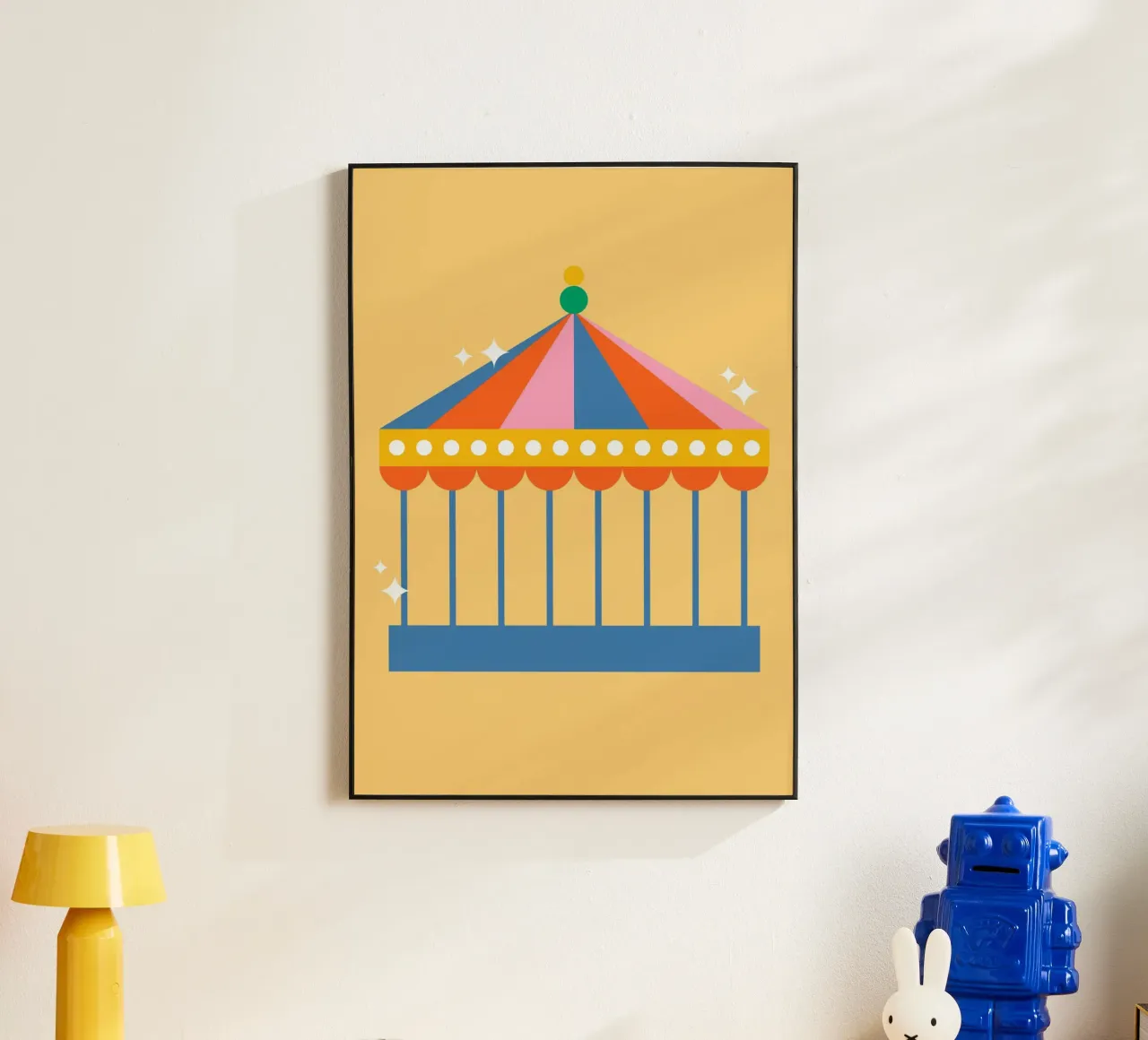 Carnaval Carousel Tent alluminio dibond da galihstudio