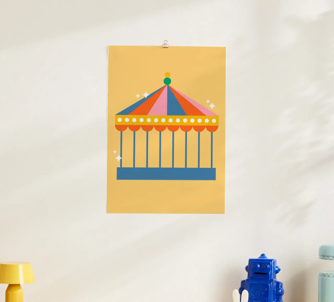 Carnaval Carousel Tent poster da galihstudio