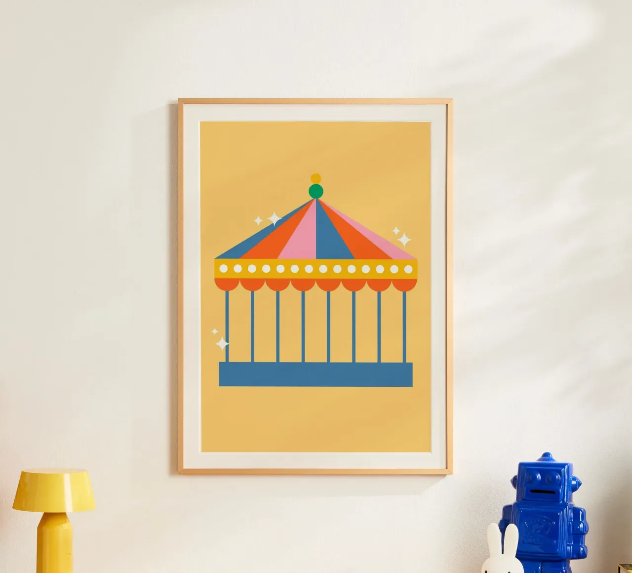 Carnaval Carousel Tent poster da galihstudio