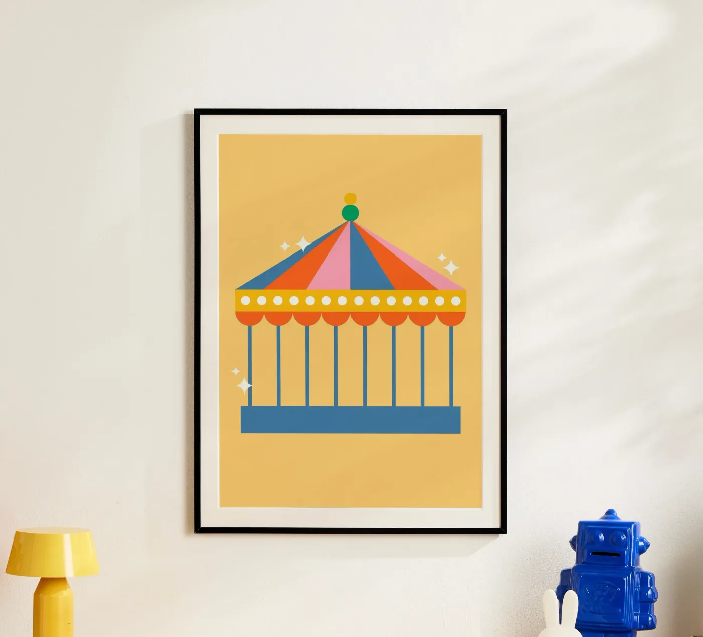 Carnaval Carousel Tent poster da galihstudio