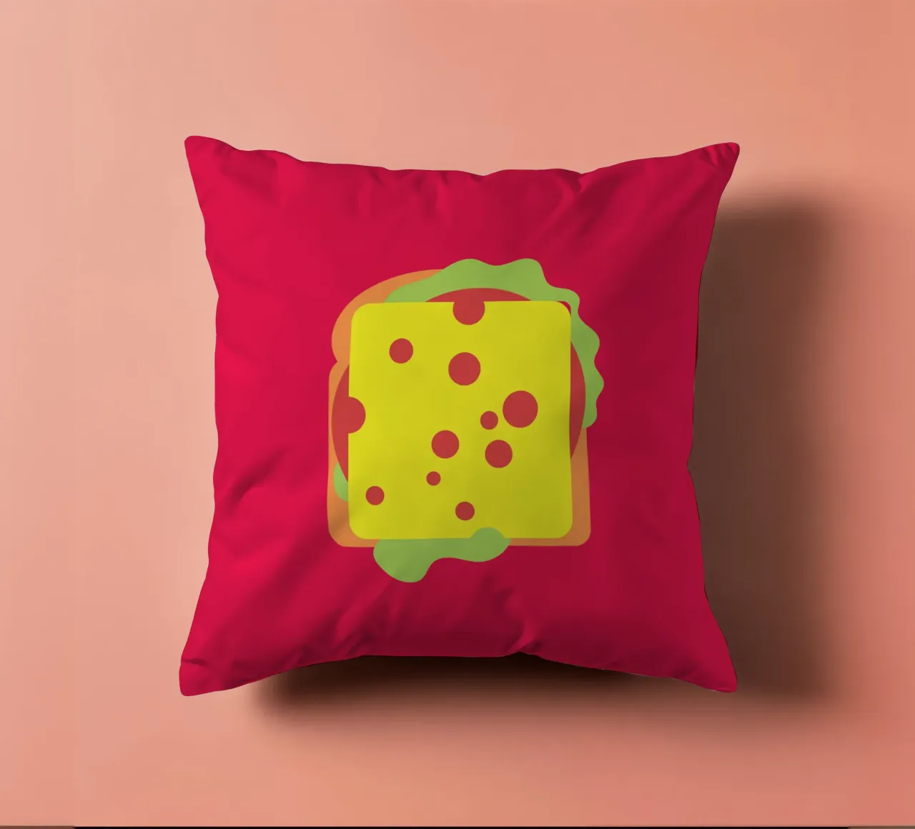 Sandwich and Cheese cuscino da galihstudio