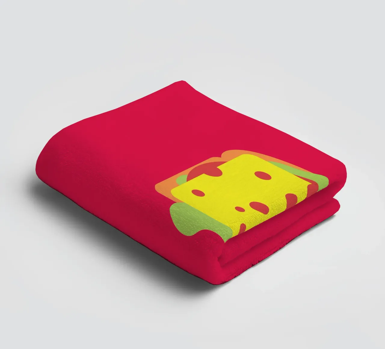 Sandwich and Cheese asciugamano da bagno da galihstudio
