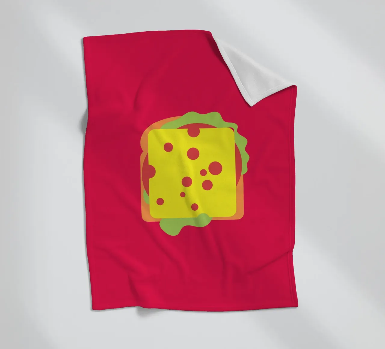 Sandwich and Cheese coperta in pile da galihstudio