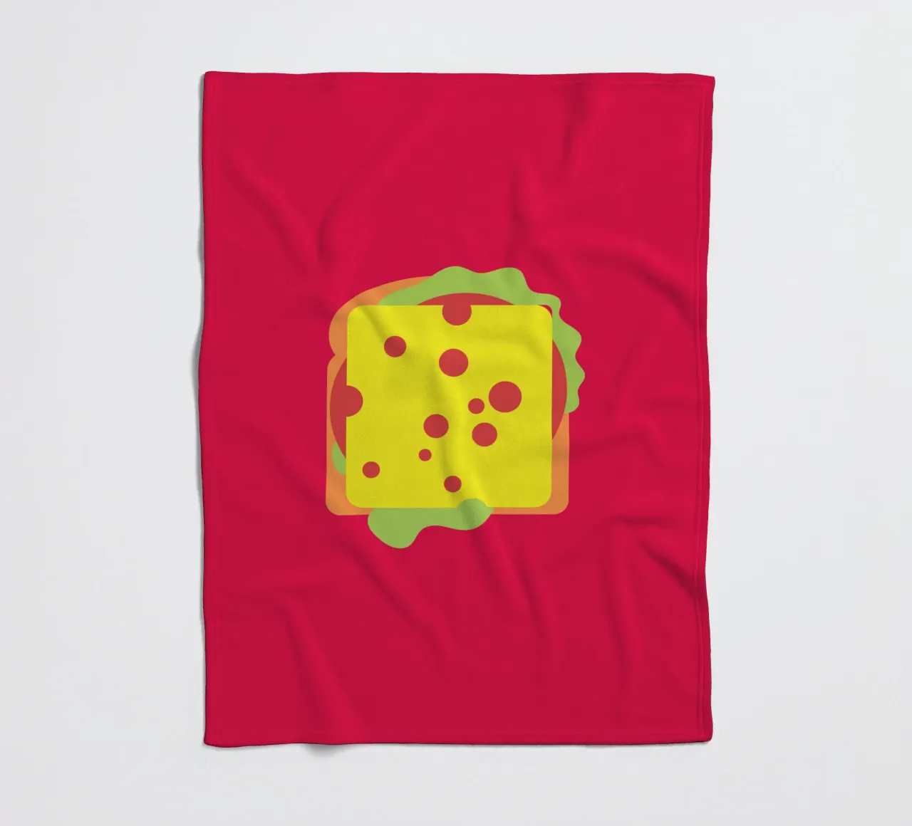 Sandwich and Cheese coperta in pile da galihstudio