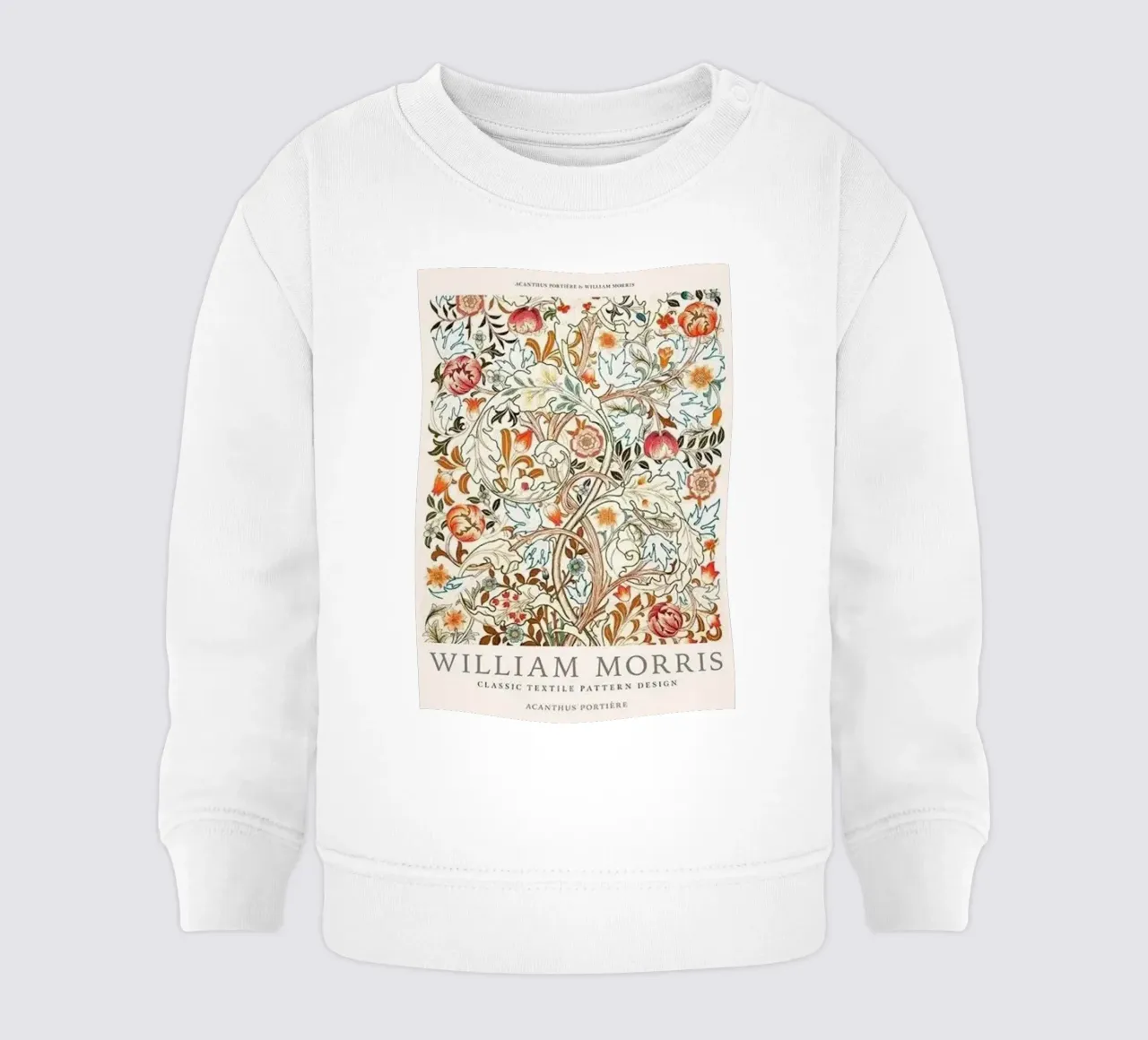 fiori immagine design william morris felpa neonato da komo store