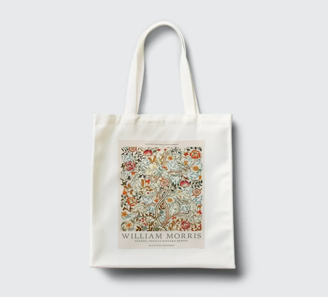 fiori immagine design william morris borsa in juta da komo store