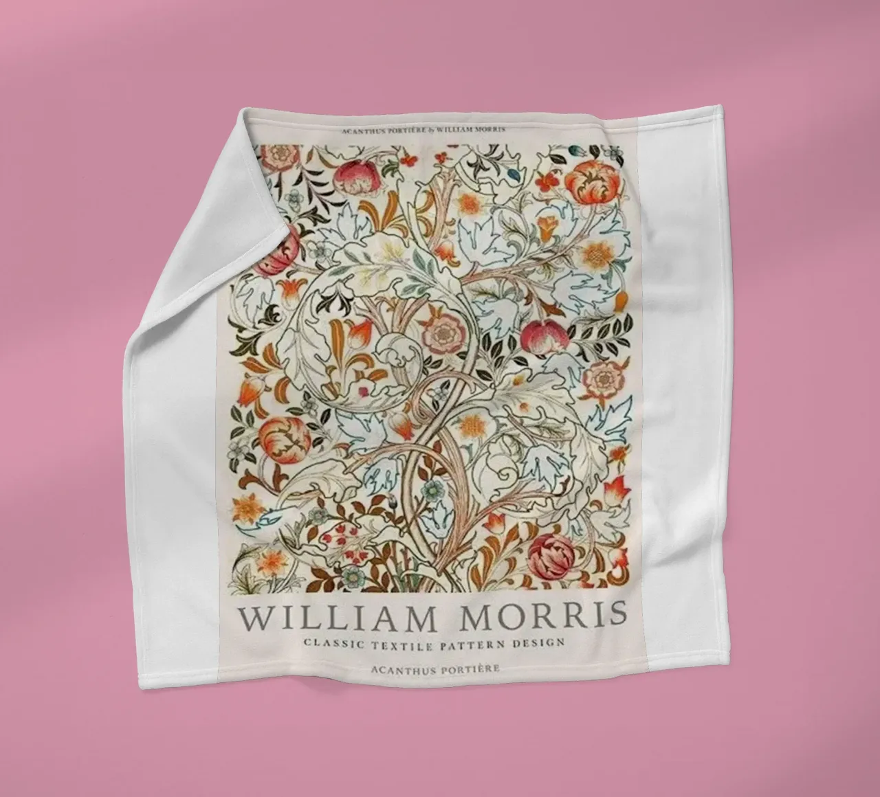fiori immagine design william morris coperta in pile da komo store